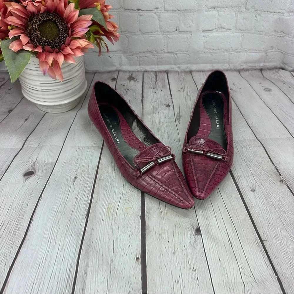 Women's antonio melani flat loafer Shoe size 9 preppy designer office business